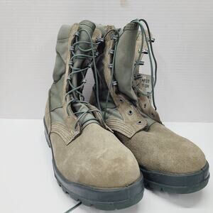 Belleville AFST Steel Toe Military Hot Weather Boots Men's 11 EH Olive/Tan